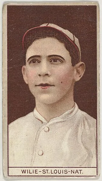 Ernest Wilie, St. Louis, National League, from the Brown Background series (T207) for the American Tobacco Company — American Tobacco Company