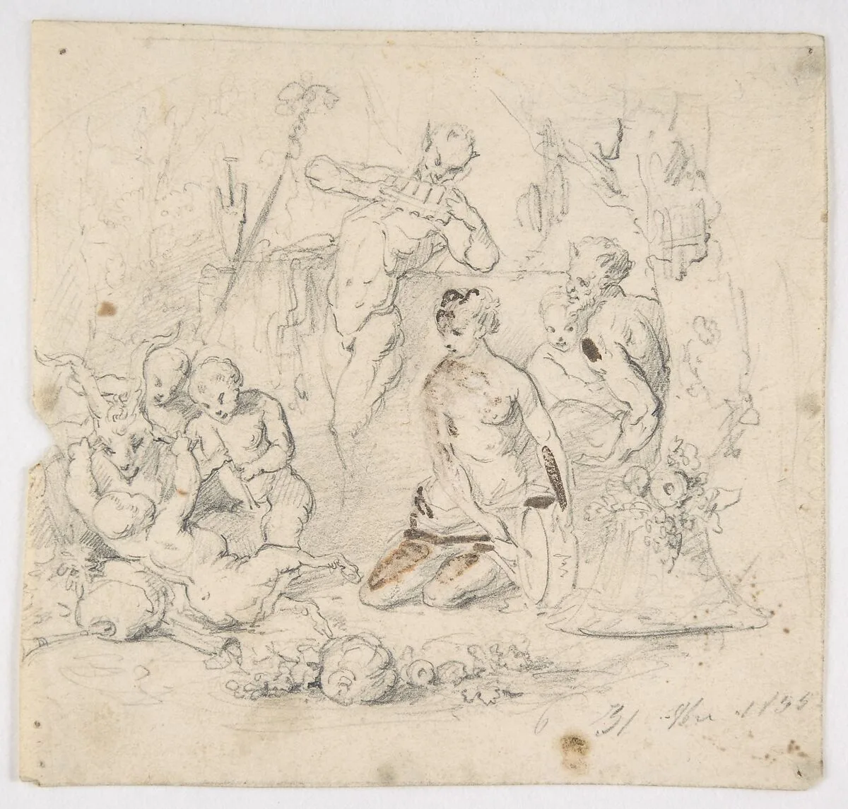 Bacchanal — Anonymous, French, 19th century|Claude Gillot