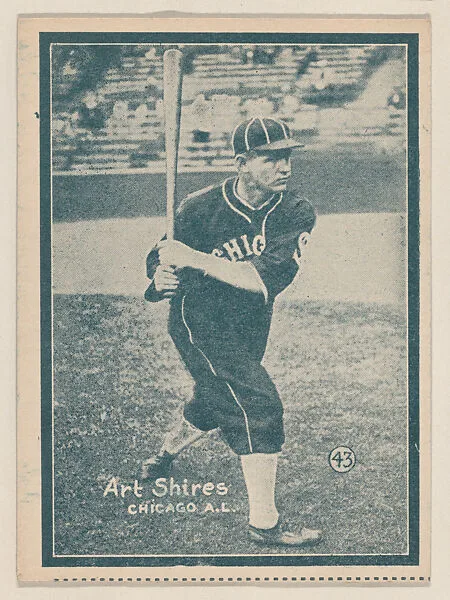 Art Shires, Chicago A.L. from the Baseball trade card series (W517) — Unknown