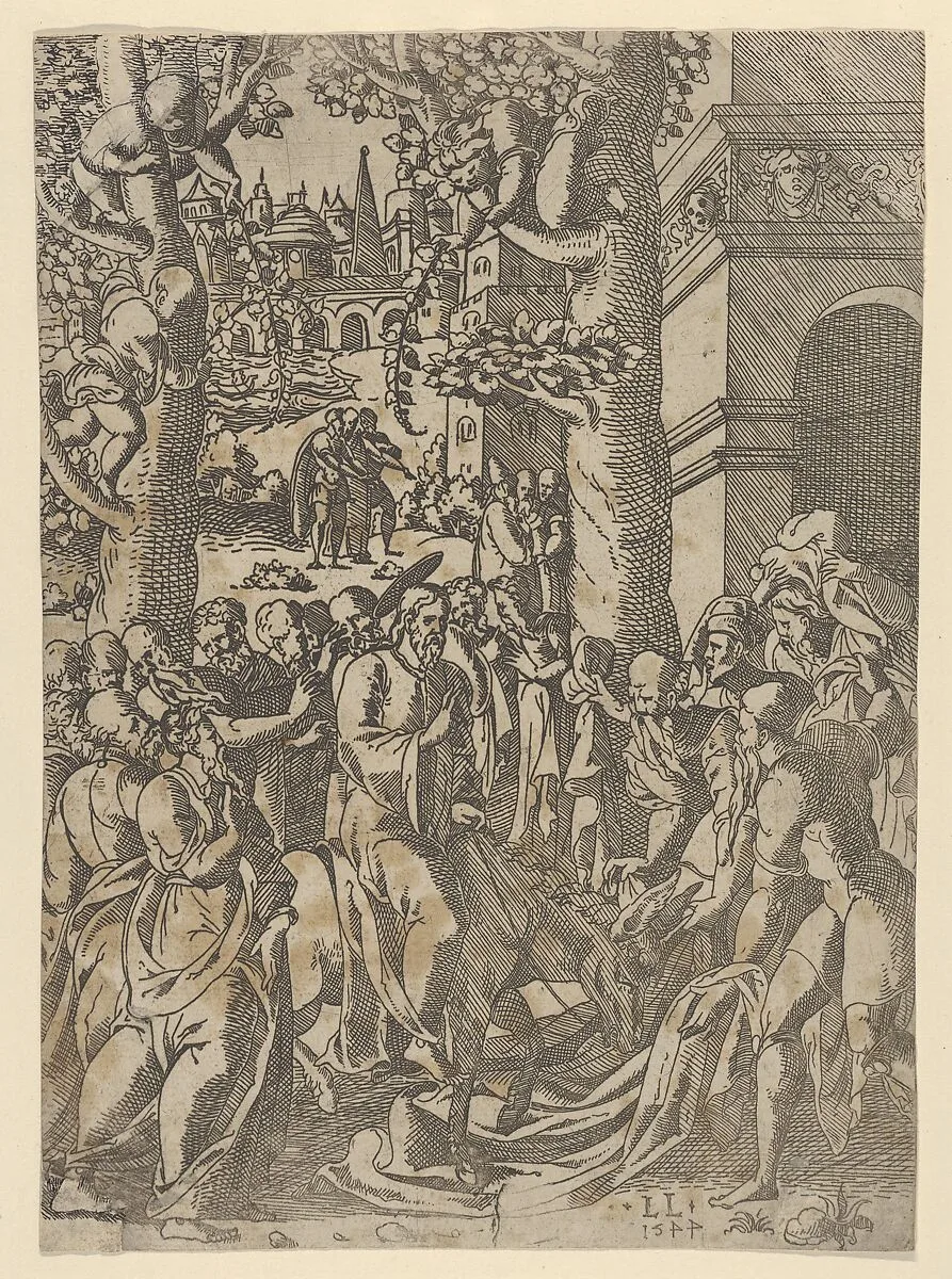 Christ's Entry into Jerusalem — Léonard Limosin