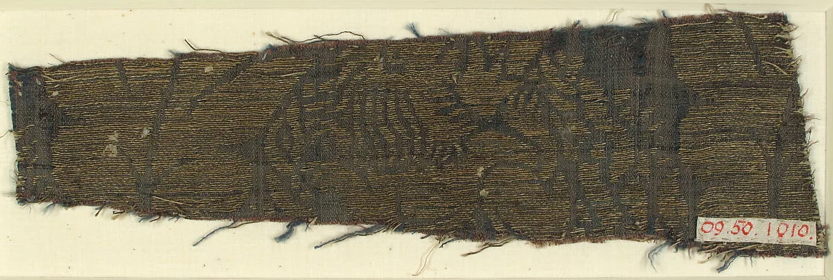 Textile with Lions and Peacocks — Unknown