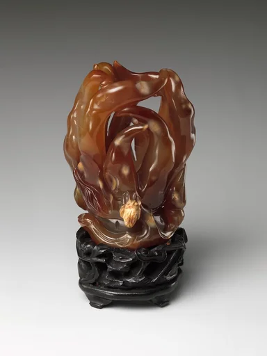 清 瑪瑙佛手擺件|Buddha’s hand