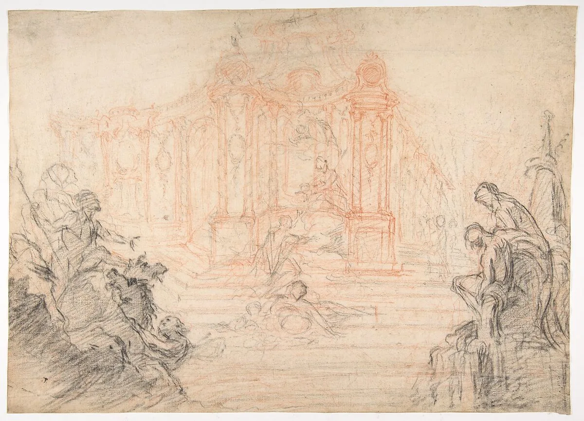 Study for a Festival Machine — Laurent Hubert|Juste Aurèle Meissonnier