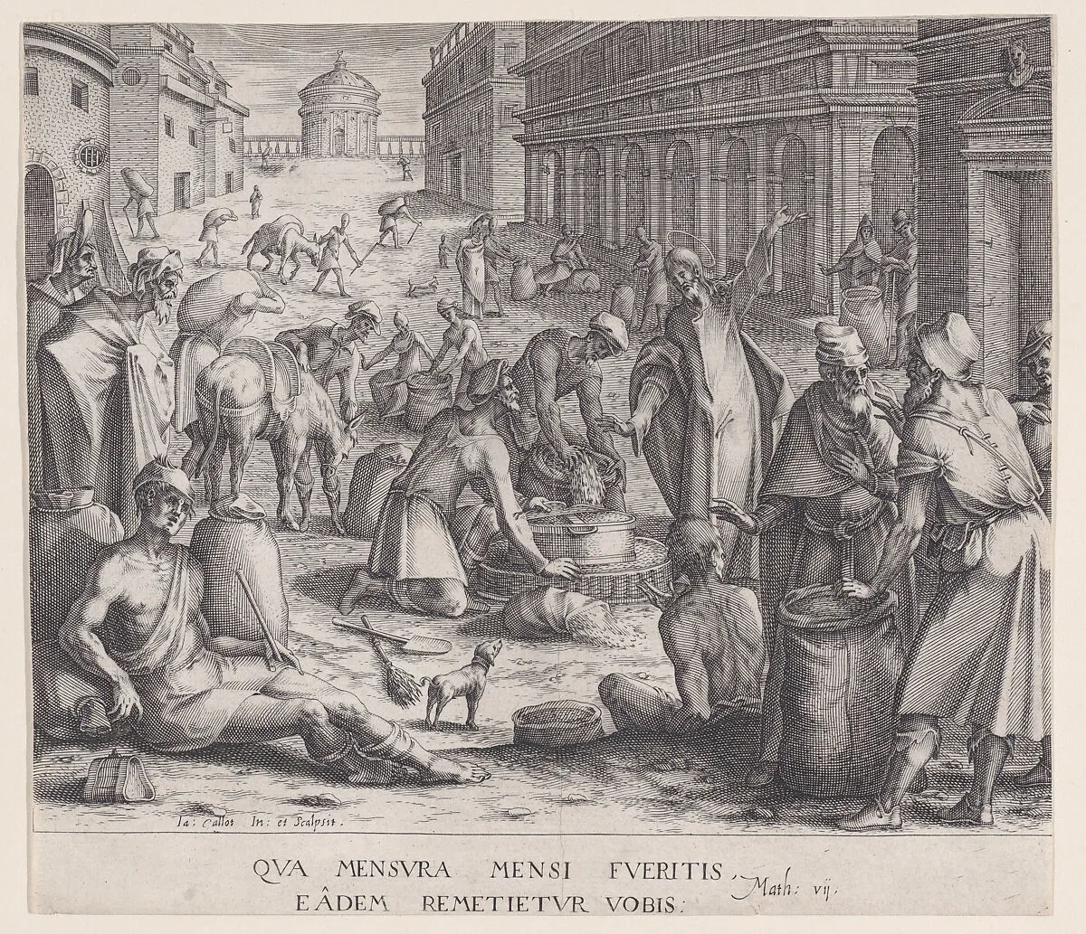 Les Mesureurs de Grains (The Grain Measurers) — Jacques Callot