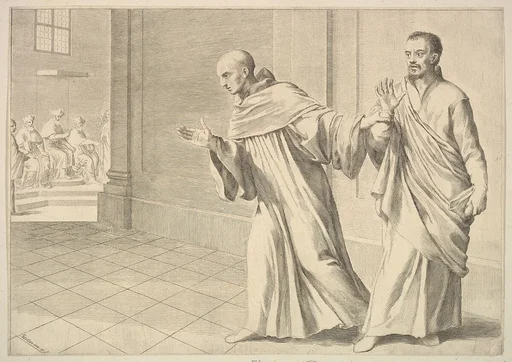 St. Bernard Taking a Brother to an Assembly
