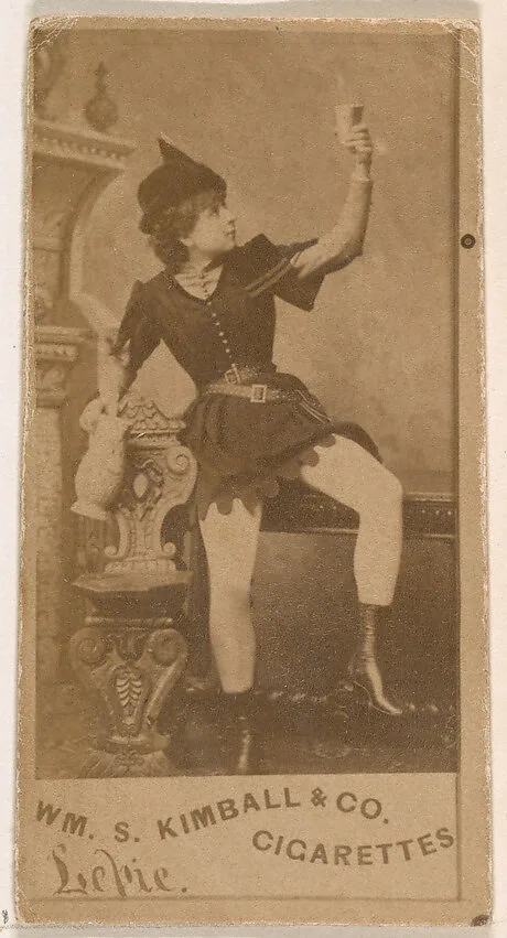 Miss Lepie, from the Actresses series (N203) issued by Wm. S. Kimball & Co. — William S. Kimball & Company