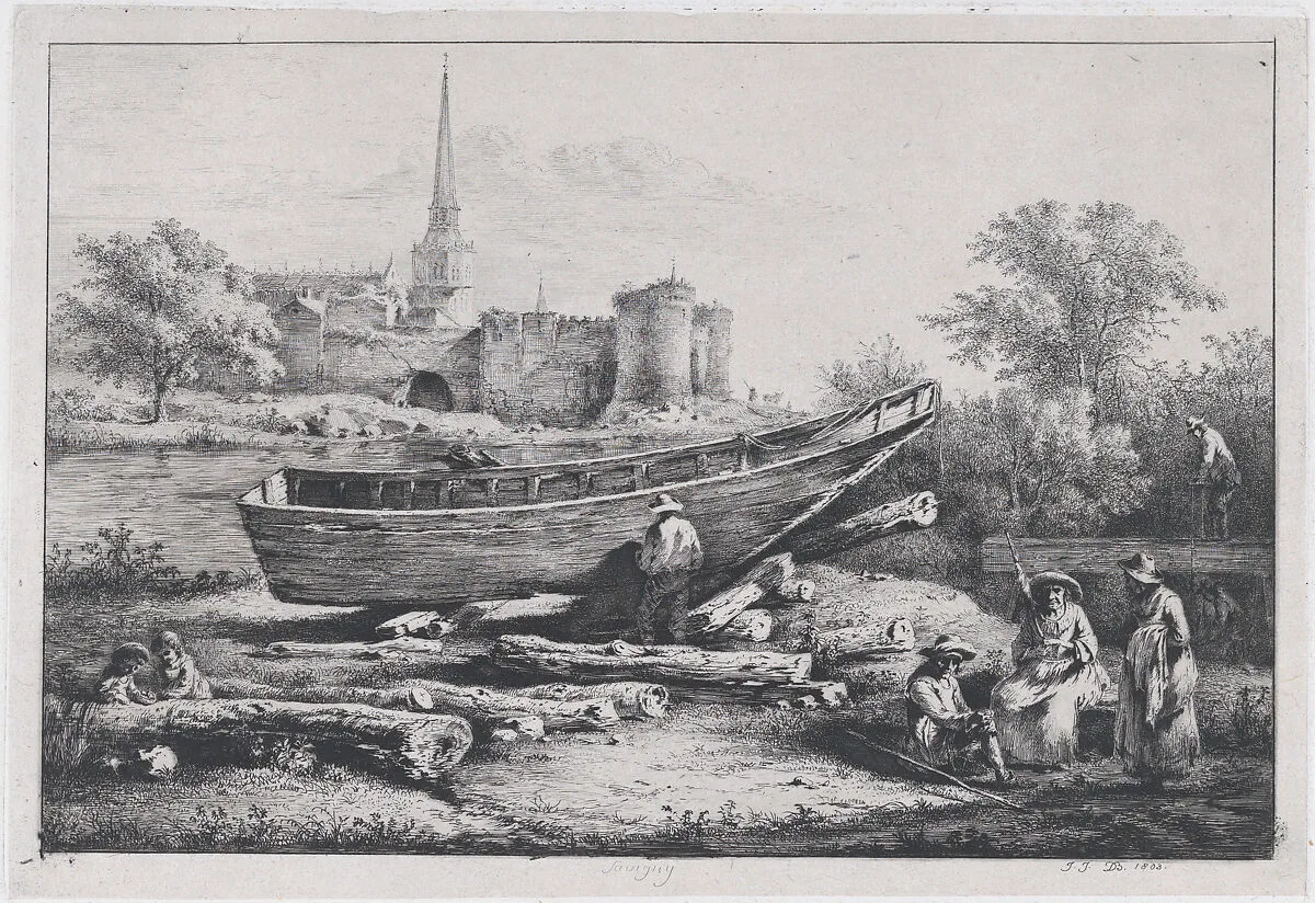 The Construction Site, in Savigny — Jean Jacques de Boissieu