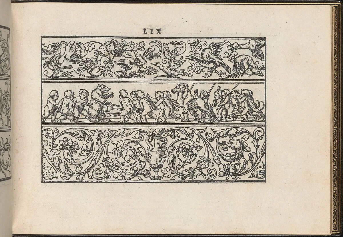 La Vera Perfettione del Disegno di varie sorti di recami, page 30 (recto) — Giovanni Ostaus|Giuseppe Salviati (Giuseppe Porta, called Il Salviati)