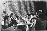 [Students in Snack Shop, Art and Architecture Building, Yale University]