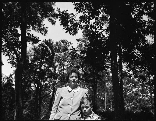 [Emily Workum and Her Son Robert, Bedford Village, New York]