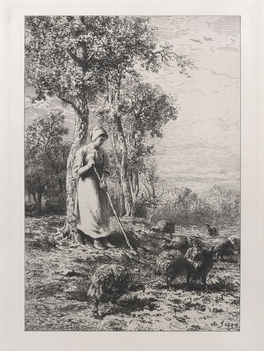 Turkey Keeper — Auguste Delâtre|Charles Jacque