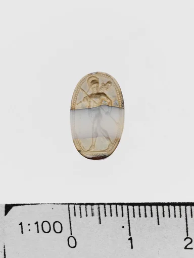 Banded agate ring stone