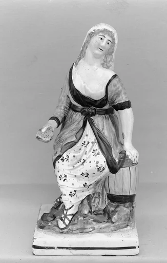 Widow seated with a cruse of oil