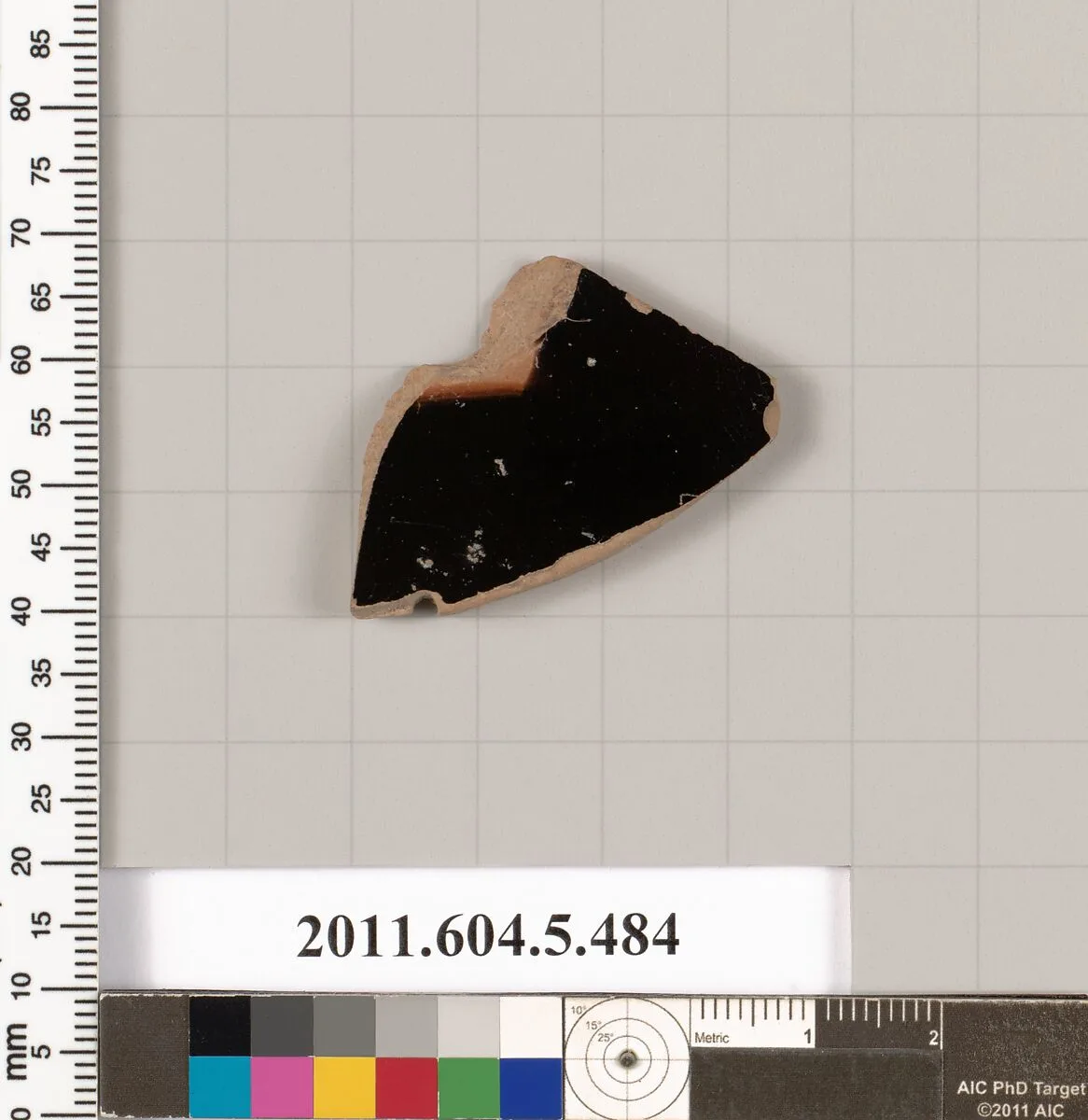 Terracotta fragment of a kylix (drinking cup) — Unknown
