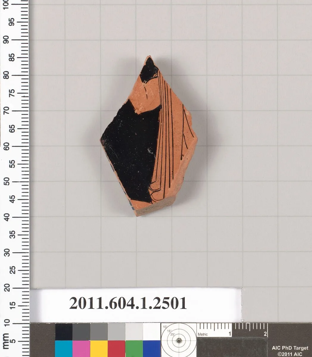 Terracotta fragment of a kylix (drinking cup) — Unknown