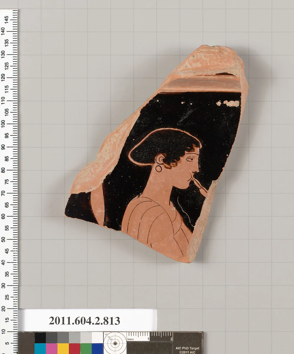 Terracotta fragment of a bell-krater (bowl for mixing wine and water) — Unknown