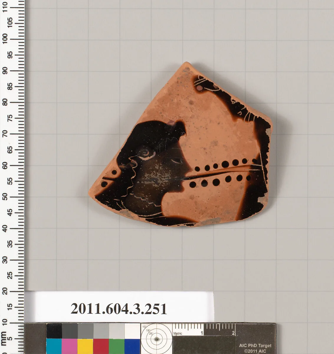 Terracotta fragment of a neck-amphora (jar) — Unknown