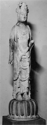 隋 石雕菩薩立像|Bodhisattva
