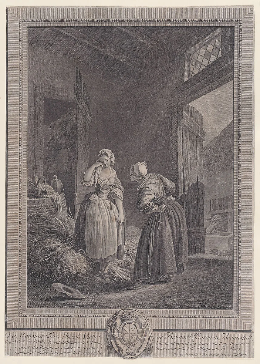 Les amants surpris — Pierre Antoine Baudouin|Pierre Philippe Choffard