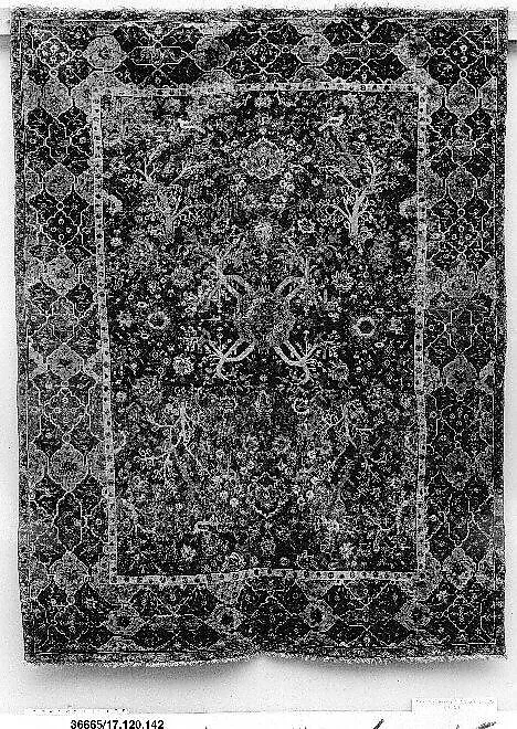 Carpet with Tree and Bird Design — Unknown