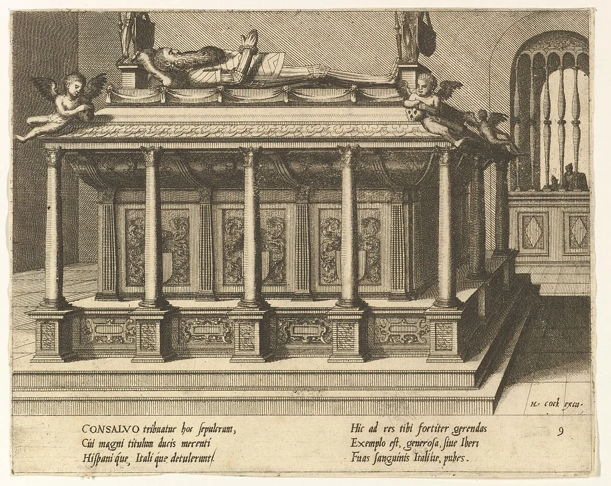 Cœnotaphiorum (9) — Hans Vredeman de Vries|Johannes van Doetecum I|Lucas van Doetecum|Hieronymus Cock