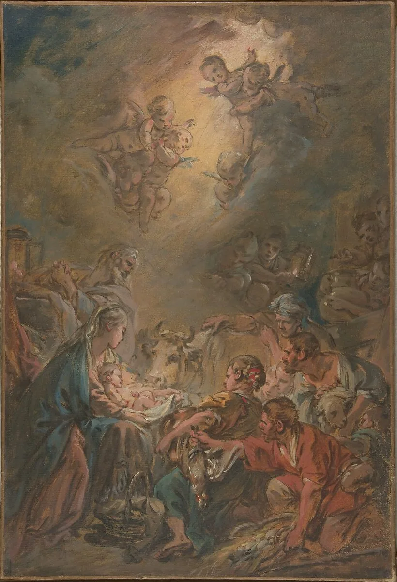 The Adoration of the Shepherds — François Boucher