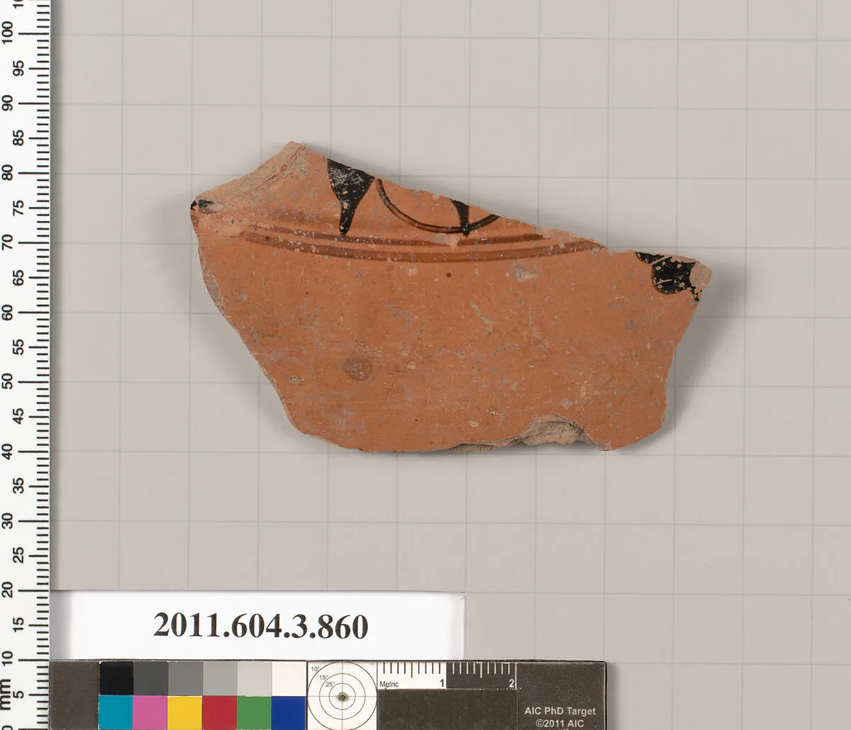 Terracotta fragment of a lekythos (oil flask) — Unknown
