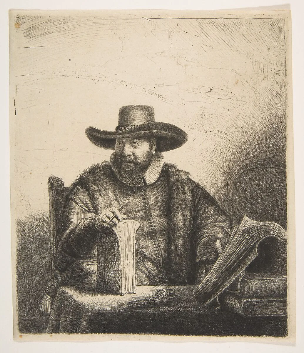 Cornelis Claesz Anslo, Preacher — Rembrandt (Rembrandt van Rijn)