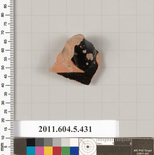 Terracotta fragment of a kylix (drinking cup)