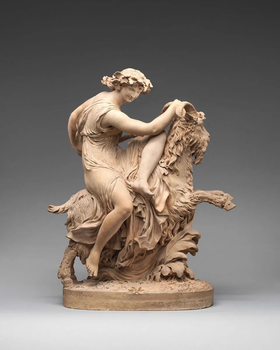 Bacchante Riding a Goat — Philippe Laurent Roland