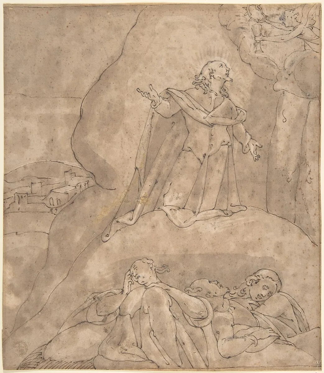 The Agony in the Garden — Anonymous, Italian, 16th century