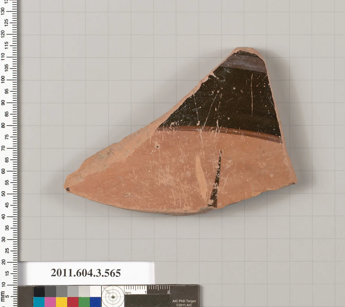 Terracotta fragment of a column-krater (bowl for mixing wine and water) — Unknown