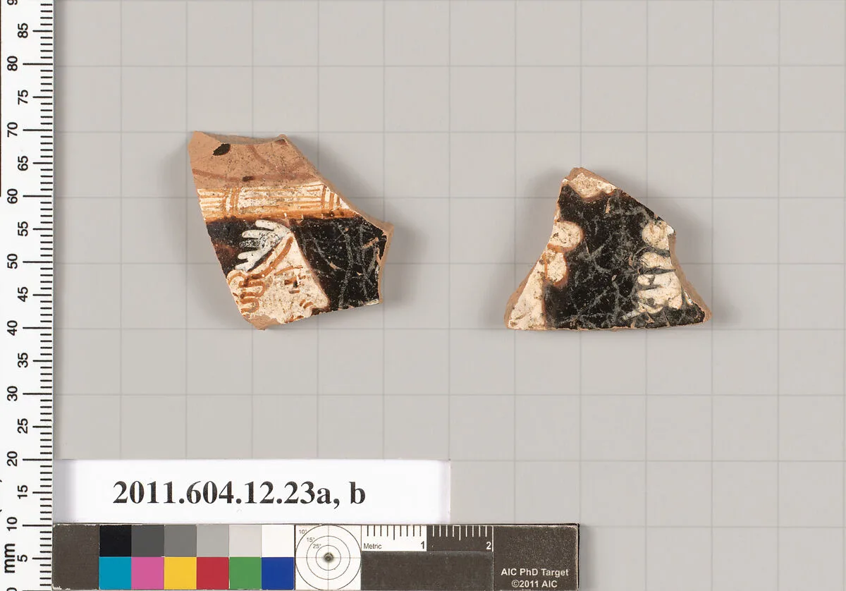 Terracotta fragments of a lekythos (oil flask)? — Unknown