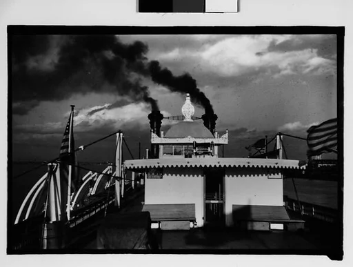 [Upper Deck of Steamboat "Capitol", New Orleans, Louisiana]