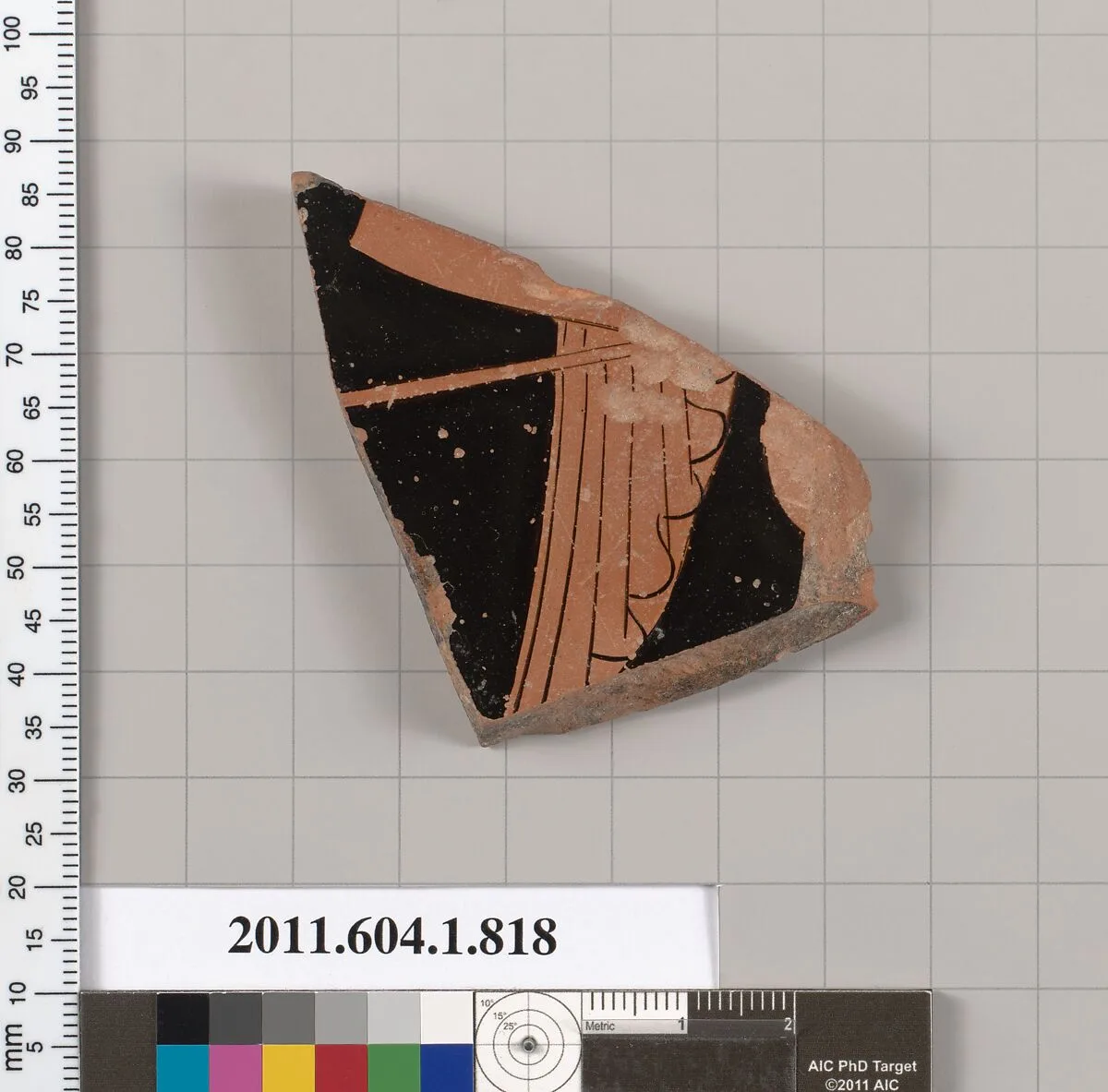 Terracotta fragment of a kylix (drinking cup) — Unknown