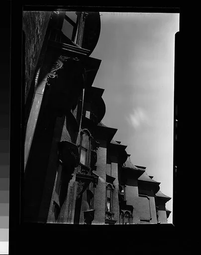 [Rooflines of Town Houses in South End, Boston, Massachusetts]