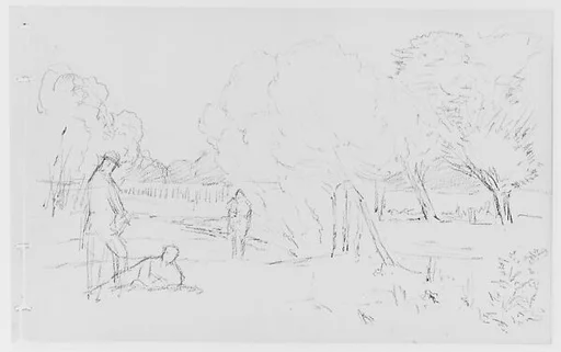 Landscape with Figures (from Sketchbook)