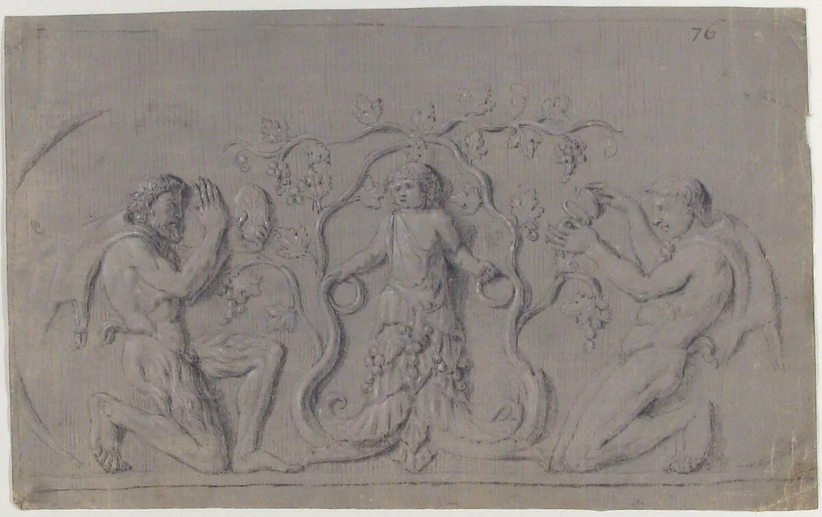 Design for a Figural Relief — Anonymous, French, 19th century