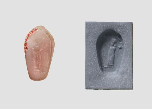 Stamp seal (duck-shaped) with cultic scene