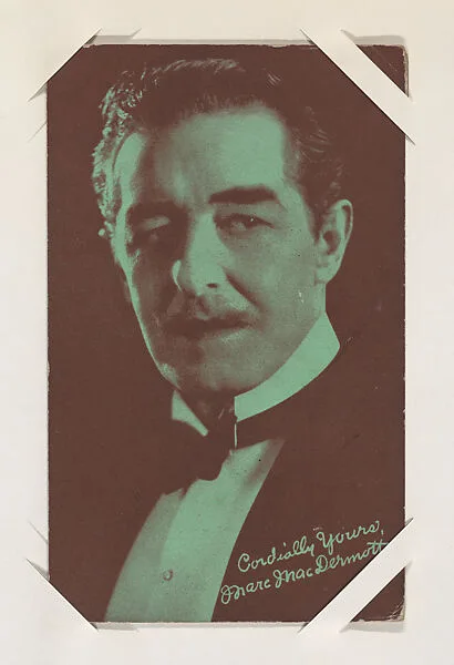 Marc MacDermott from Movie Stars Exhibit Cards series (W401) — Unknown
