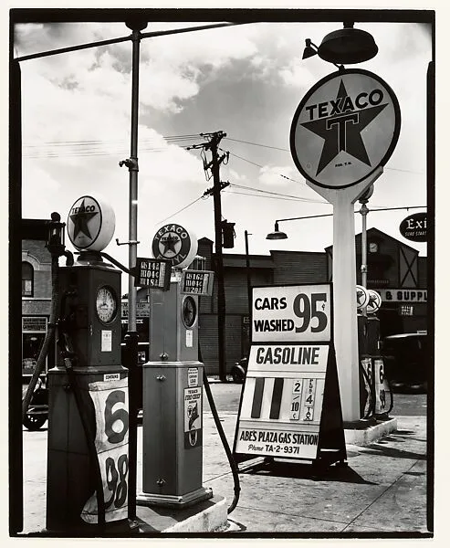 Gasoline Station — Berenice Abbott