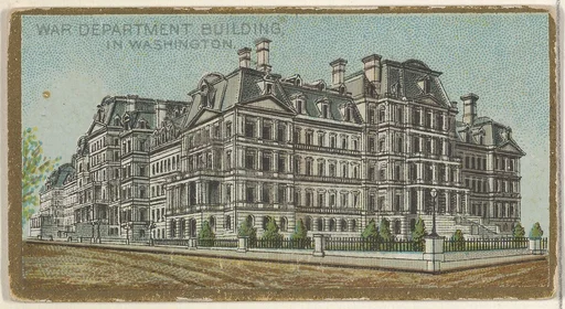 War Department Building in Washington, from the General Government and State Capitol Buildings series (N14) for Allen & Ginter Cigarettes Brands