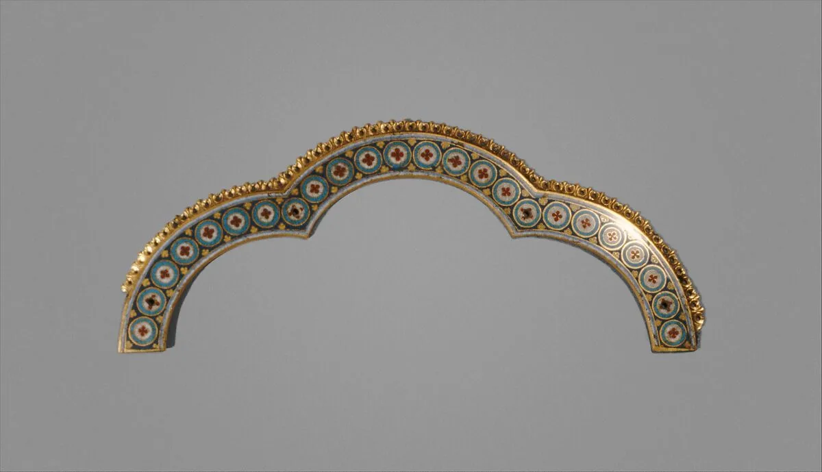 Tri-Lobed Arch from a Reliquary Shrine — Nicholas of Verdun and Cologne Followers