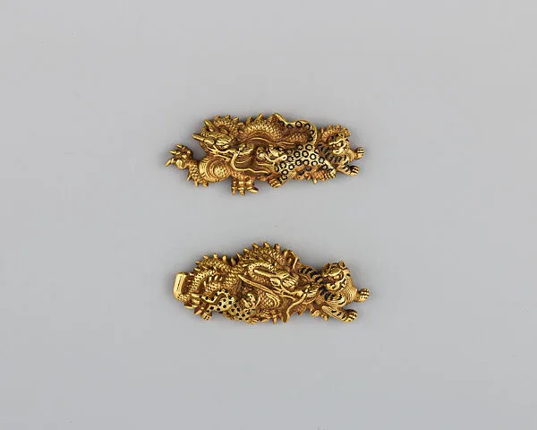 Pair of Sword-Grip Ornaments (Menuki) — Unknown