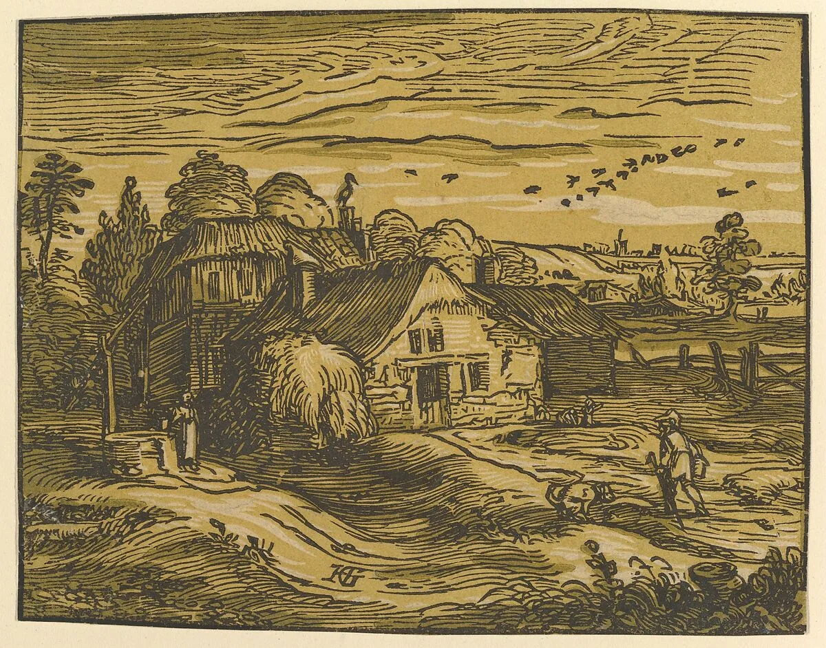 Landscape with Cottage — Hendrick Goltzius