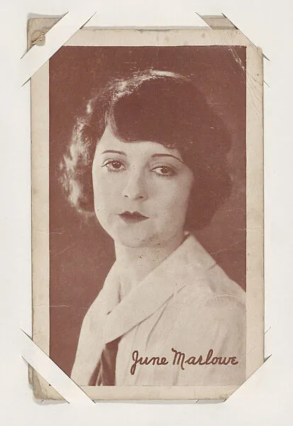 June Marlowe from Movie Stars Exhibit Cards series (W401) — Unknown
