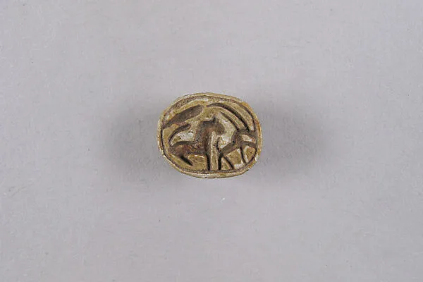 Scarab with Hunting Scene (Lion and Oryx) — Unknown