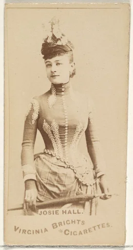 Josie Hall, from the Actors and Actresses series (N45, Type 1) for Virginia Brights Cigarettes
