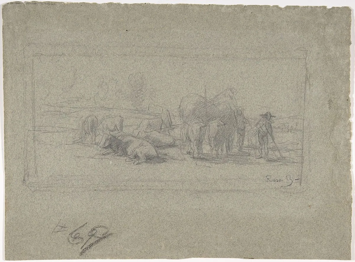 Landscape with Cattle — Rosa Bonheur