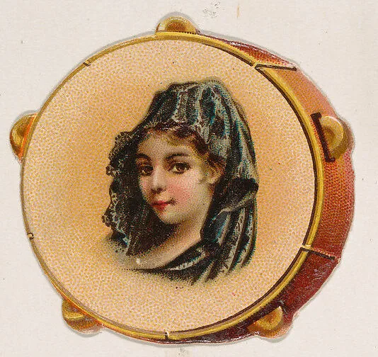 Tambourine, from the Novelties series (N228, Type 4) issued by Kinney Bros. — Kinney Brothers Tobacco Company